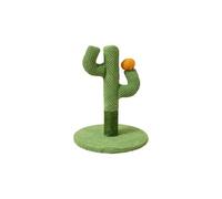 Cat Scratching Post Cactus Cat Scratcher with Nature Sisal Rope for Indoor Cats Claw Scratcher, Vertical Green Cat Tree Resistant Carpet Scratch Post (Small)