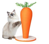 Cat Scratching Post, Carrot Shape Self-Playing Cat Toy, Heavy Duty Scratching Post, for Indoor Home Living Room Floor Playtime for Your Pets Kittens