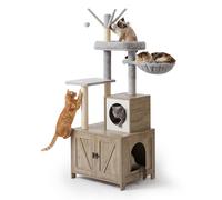 Cat scratching post, cat tree, litter cabinet, cat house, cat tower (XXL)