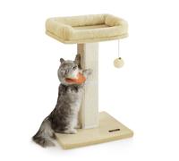 Cat Scratching Post Cat Tree with 40 x 30 cm Plush Perch 71 cm Tall Scratch Post