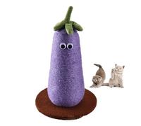 Cat Scratching Post, Durable Vertical Sisal Cat Scratching Board for Grinding Claw, Skin Friendly Mushroom Cat Tree for Indoor Cats,B (A)