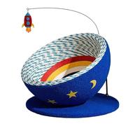 ＡＷＨＡＯ Cat Scratching Post for Indoor Exercise And Chasing, Blue Base