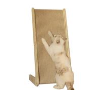 Cat Scratching Post - Interactive Sisal Fiber Non-Slip Cat Scratcher for Indoor Cats for Resting on the Floor for Outdoor Living Room Bedroom and House Corner