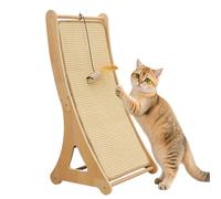 Cat Scratching Post - Interactive Toy for Cats to Fight Boredom | Scratching Board for Indoor Use with Toy Mouse | For Playing Kittens Indoors Such as Living Room Corner and Floor