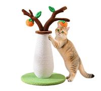 Cat Scratching Post | Khaki Cat Tree, Behavioral Enrichment Post for Mental Stimulation Home Decoration Apartment