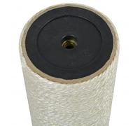 Cat Scratching Post Made of Natural Sisal 8 x 20 cm, Beige, Scratching Post and Climbing Tree, Sturdy Scratching Barrel with Lying Surface for Playing and Sleeping in the Home