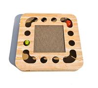 Cat Scratching Post, Multi-Level Scratching Furniture Set, Soft Plush Lying Surfaces, Interactive Play Centre with Bell Balls, Robust Sisal Posts, Durable Construction, Home Entertainment