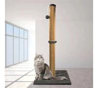 Cat Scratching Post Natural Sisal 74Cm Tall Scratch Tower Dark Grey