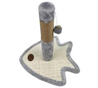 Cat Scratching Post, Scratching Post for Indoor Cats - Sisal Fish Design Base Sisal Cat Scratcher with Ball | Anti -tilt Heavy Duty Pet Trees for Adults Gat