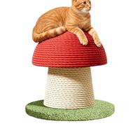 Cat Scratching Post, Sisal Mushroom Tower, 18 x 18 x 16 cm, Modern High Structure for Cats Exercises | Mental Stimulation Toy Birthday Gift Home Apartment Indoor Outdoor Use