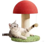 Cat Scratching Post | Sisal Mushroom Tower - Tall Cat, Perfect for , Exercise and Mental Stimulation of Kittens | Ideal for Indoor or Outdoor Use in the Home, Apartment, Pav