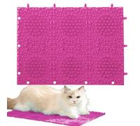 Cat Scratching Post - Toy Mat for Relieving Itching on the Skin | Anti-Scratch Mat for Massage Cats 9.7 x 7.1 Inches | For Sharpening Claws, Enriching the Floor,