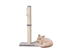 Cat Scratching Post Tree Multi Durable Sisal Plush Cat Furniture with Hanging Ball, 40×43cm, Stable for Indoor Cats(C-30 * 30 * 64cm)