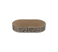 Cat scratching post - TRIXIE - LEO - Cardboard - 63 x 10 x 35 cm - Brown printed leopard