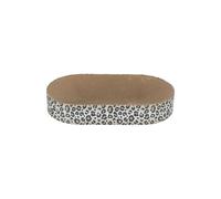 Cat scratching post - TRIXIE - LEO - Carton - 63 x 10 x 35 cm - Cream leopard print