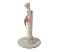 Cat Scratching Post, Vertical Scratch Post, Sisal Rope Scratcher, Claw Scratcher Plush, 53cm/21inches Fun Candy-themed Design Vertical Post Soft and Plush Base for Kitten Cats