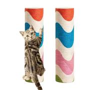 Cat Scratching Post Wall Sign Vertical Climbing Sticker