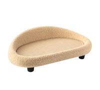 Cat Scratching Post with Relaxation Area - Large Lounge in Natural Sisal | Scratching Mat for Cats, Suitable for Use in Bedrooms, Apartments, Dormitories, Patio, Balcony, Porch, An
