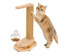 Cat Scratching Post, With Snack Dispenser - And Sisal Rope Toys Ball Court, Suitable For Small, Kittens All Breeds Climbing Play | Multipurpose Outdoor Indoor Utility portable ergonomic
