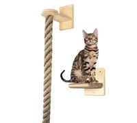 Cat Scratching Sisal Rope - Natural Sisal Rope Scratching | Tall Kitty Climbing Activity, Kitten Climbing Tower Toy, Pet Resting Jumping Ladder For Paw Grinding, Wall Mounted Kitten Scratching Furnitu
