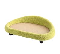 Cat Scratching Sofa - Sturdy Sisal Lounge Bed, Pet Relaxation Cushion, Cat Scratching Support, Natural Scratching Anti Wear, Comfortable Rest Furniture | Elegant Relaxation Zone for Cats