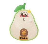 Cat Scratching Textile - Avocado Shape Sisal Guard, Vertical Scratcher For Indoor Kittens, Furniture, Accessory, Agave Fiber Mat For Bedroom, Home, And Activity