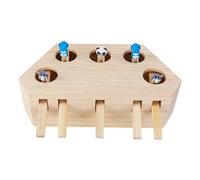 Cat Scratching Toy | Whack Mole Style Cat Exercise Game | Wooden Cat Toy with 5 Holes | Cat Scratcher and Play Toy | Robust Toy for Cats to Sharpen Claws, and Stay Active at Home or Outdoor Use