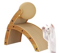 Cat Scratching - Wooden Notepad, Vertical Scratchers | Interactive Toy with Ball, Safe Pet Supplies, Ideal Scratch Pads for Indoor Cats e