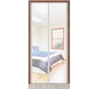 Cat Screen Balcony Door 150cm X 220cm, Fly Screen Door Insect Protection Fly Curtain, No Drilling Pets Screen Door, Cat Net for Living Room, Bedroom, Kitchen, Balcony Door, Patio Door(90x205cm)