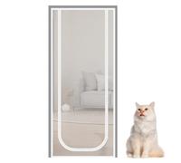 Cat Screen Door - Interior Mesh Door PP PE 80x200cm | DoorA Cat Resistant Interior Mesh with Zipper, Scratch-Resistant, Security Screen, Bedroom, Balcony, B