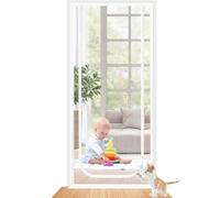 Cat Screen Door, Reinforced Wire Mesh For Introducing New Cats, Keeping Pets Indoors, Scratch-resistant, Double-sided(C,95x220cm)