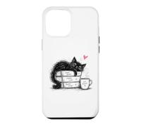 Cat Scribble abstract minimalist cat art Woman men Case for iPhone 12 Pro Max