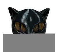 Cat Sculpture Black, Sculpture Of Cat Head, Elegant Home Décor Gift-Ready Art Piece, Hand Healing Carved, Creative Sculptures Home Desk Decor For Living Room Bedroom Halloween