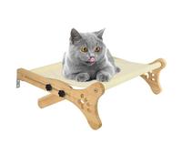 Cat Seat - Comfortable and Space-saving Made of Wood | For Bench as a Cat Bed Also Next to the Bed, for Small, Medium and Large, Indoor and Outdoor Use, Home, Bench
