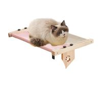 Cat Seat for Home Cats, Cat Seat for Large Cats, Window Sill Nest for Cats Made of Adjustable Cat Lounger, Cat Bed Nesting Seat with Padded Duvet for Windowsill, Night Tis