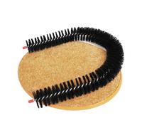 Cat Self Groomer Arch - Back Scratcher Self Groomer | Pvc Grooming Brush Scratching Pad | Toy Face Scratcher | Cat Rubbing Post Groomer Massager | Dangling Plush Toy And Bell Ball For Indoor