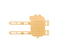 Cat Self Groomer Crocodile Shape Self Grooming Cat Toy, Silicone Face Massager Grooming Tool for Table Leg Tree Orange