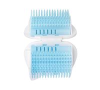 Cat Self Groomer - Scratch Massage Integration, Self Grooming Wall Corner Soft Massage Tools, Wall Corner Scratcher Comb | Soft Cat Brush |or Indoor Living Room Bedroom Bath Time Pet Spa Daily