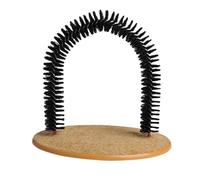 Cat Self Grooming Arch - Massage Brush 36 x 29 x 35 cm, PVC Iron Based Scraper, Grooming Comb with Removable Design | Home Accessory for Hair Care, Netto