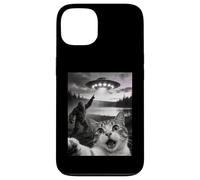 Cat Selfie Alien UFO Bigfoot Funny Cat Case for iPhone 13