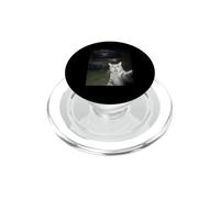 Cat Selfie Alien UFO Funny Encounter PopSockets PopGrip for MagSafe
