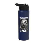 Cat Selfie I Want to Snap UFO Sasquatch Alien Stainless Steel Insulated Water Bottle