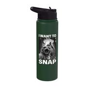 Cat Selfie I Want to Snap UFO Sasquatch Alien Stainless Steel Insulated Water Bottle