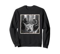 Cat Selfie With Bigfoot & Alien | Funny Scared Cat Sweatshirt