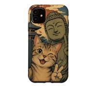 Cat selfie with Buddha, Ichi-Go Ichi-E Once in Lifetime Case for iPhone 11
