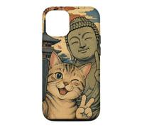Cat selfie with Buddha, Ichi-Go Ichi-E Once in Lifetime Case for iPhone 12/12 Pro