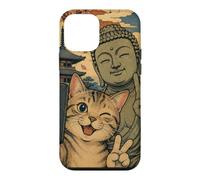 Cat selfie with Buddha, Ichi-Go Ichi-E Once in Lifetime Case for iPhone 12 mini