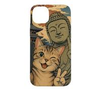 Cat selfie with Buddha, Ichi-Go Ichi-E Once in Lifetime Case for iPhone 14 Plus