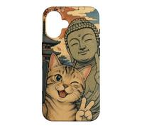 Cat selfie with Buddha, Ichi-Go Ichi-E Once in Lifetime Case for iPhone 16