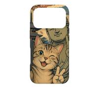 Cat selfie with Buddha, Ichi-Go Ichi-E Once in Lifetime Case for iPhone 17 Pro